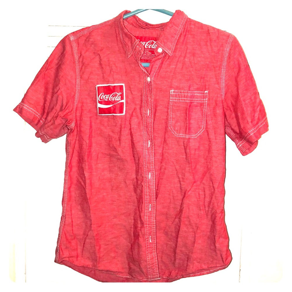 Short Sleeve Vintage Coca Cola Shirt